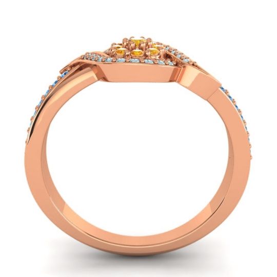 Statement Floral Pave Nidadha Ring