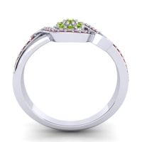 Statement Floral Pave Nidadha Ring
