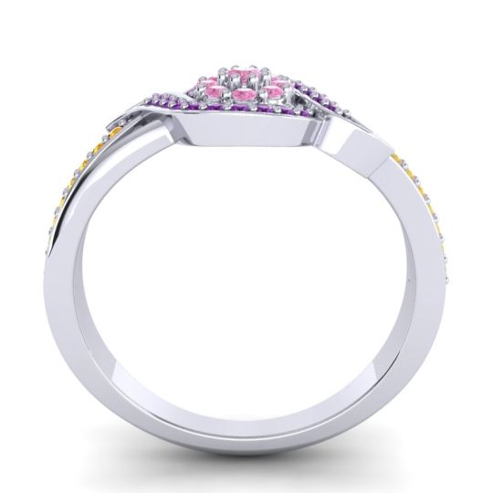 Statement Floral Pave Nidadha Ring