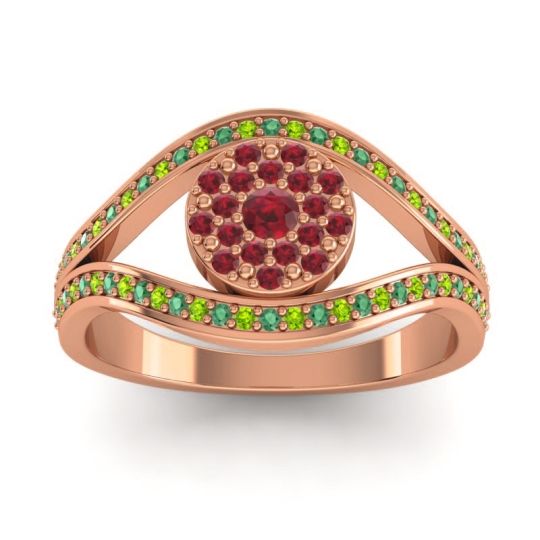 Statement Floral Pave Darzana Ring