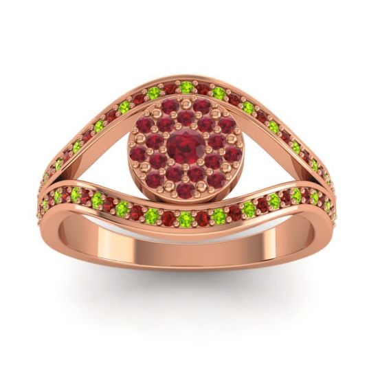 Statement Floral Pave Darzana Ring