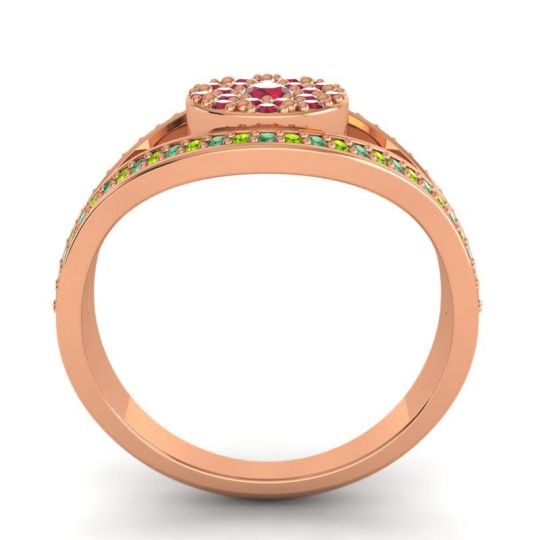 Statement Floral Pave Darzana Ring
