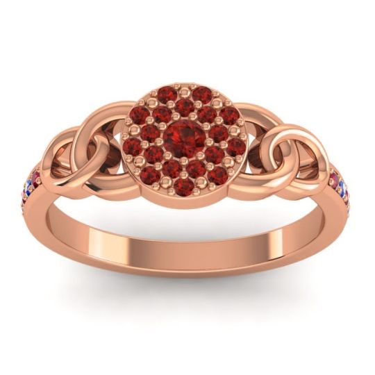 Statement Floral Pave Mekhala Ring