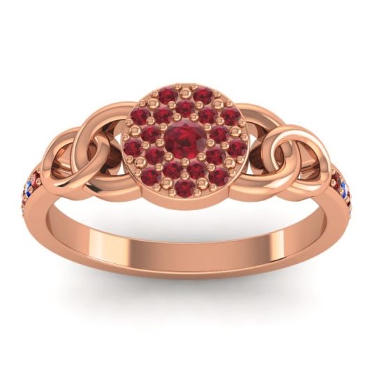 Statement Floral Pave Mekhala Ring