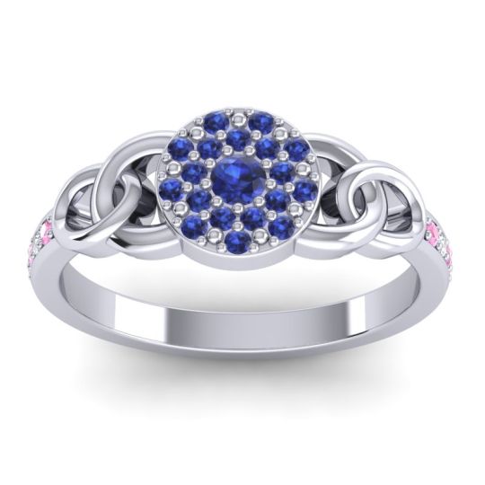 Statement Floral Pave Mekhala Ring