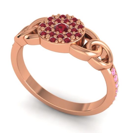 Statement Floral Pave Mekhala Ring