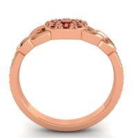 Statement Floral Pave Mekhala Ring