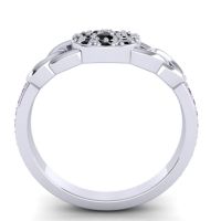 Statement Floral Pave Mekhala Ring