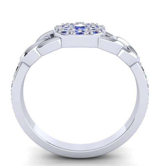 Statement Floral Pave Mekhala Ring