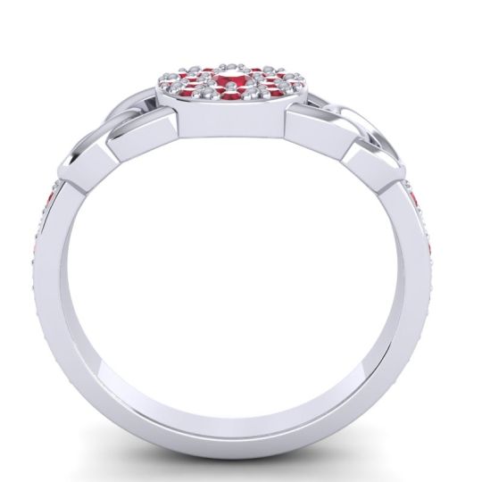 Statement Floral Pave Mekhala Ring