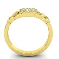 Statement Floral Pave Mekhala Ring