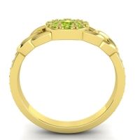 Statement Floral Pave Mekhala Ring