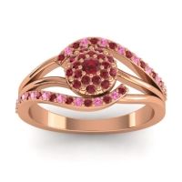 Statement Floral Pave Devaka Ring