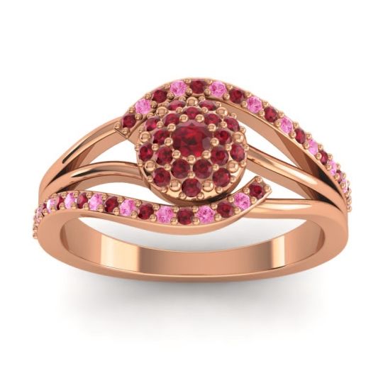Statement Floral Pave Devaka Ring