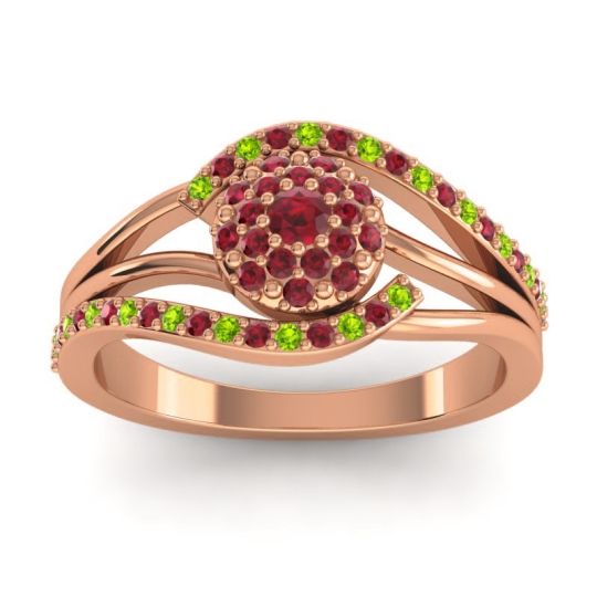 Statement Floral Pave Devaka Ring