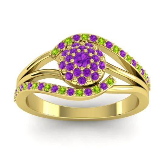 Statement Floral Pave Devaka Ring