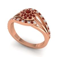 Statement Floral Pave Devaka Ring