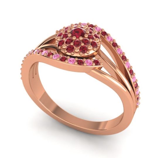 Statement Floral Pave Devaka Ring