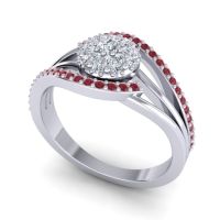 Statement Floral Pave Devaka Ring