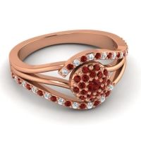 Statement Floral Pave Devaka Ring