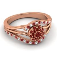 Statement Floral Pave Devaka Ring