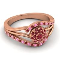 Statement Floral Pave Devaka Ring