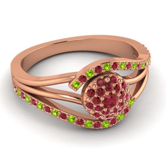 Statement Floral Pave Devaka Ring