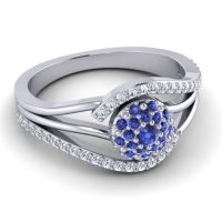 Statement Floral Pave Devaka Ring