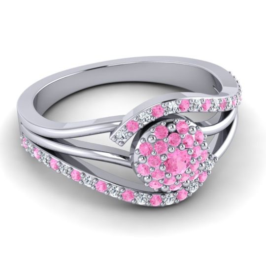 Statement Floral Pave Devaka Ring