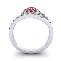 Statement Floral Pave Devaka Ring