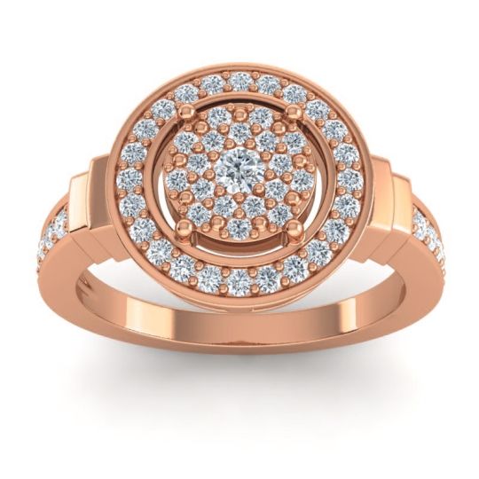 Statement Floral Pave Mitra Ring