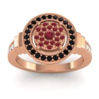 Statement Floral Pave Mitra Ring