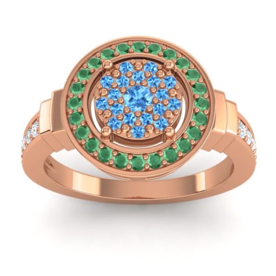 Statement Floral Pave Mitra Ring