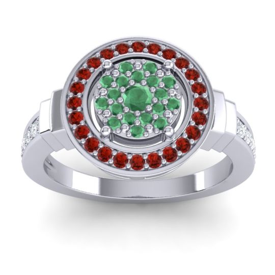 Statement Floral Pave Mitra Ring