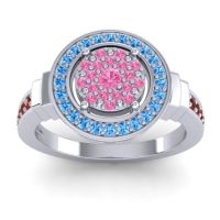 Statement Floral Pave Mitra Ring