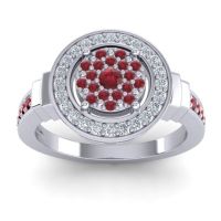 Statement Floral Pave Mitra Ring