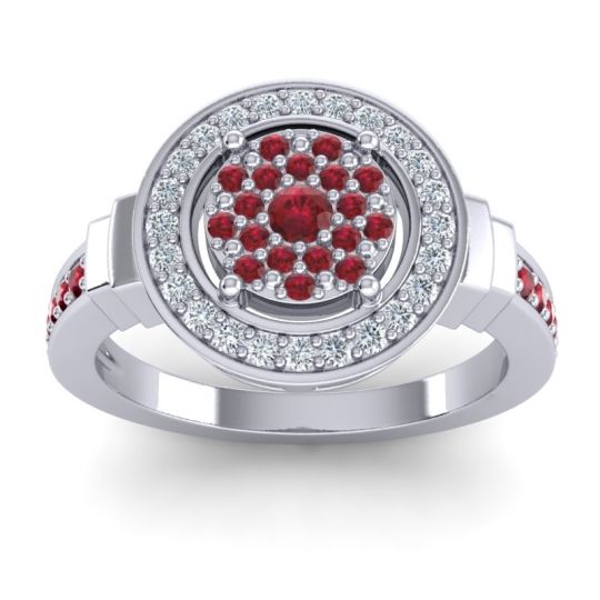 Statement Floral Pave Mitra Ring
