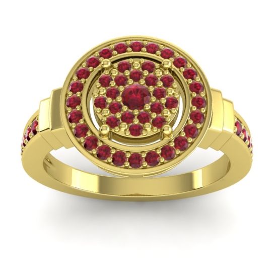 Statement Floral Pave Mitra Ring