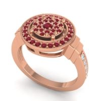 Statement Floral Pave Mitra Ring