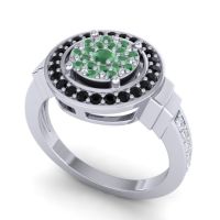 Statement Floral Pave Mitra Ring