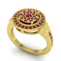 Statement Floral Pave Mitra Ring