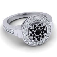 Statement Floral Pave Mitra Ring