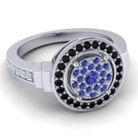 Statement Floral Pave Mitra Ring