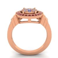 Statement Floral Pave Mitra Ring