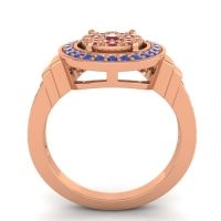 Statement Floral Pave Mitra Ring