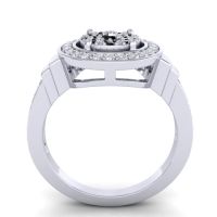 Statement Floral Pave Mitra Ring