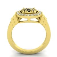 Statement Floral Pave Mitra Ring