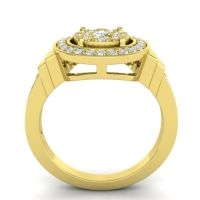 Statement Floral Pave Mitra Ring