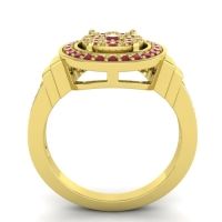 Statement Floral Pave Mitra Ring