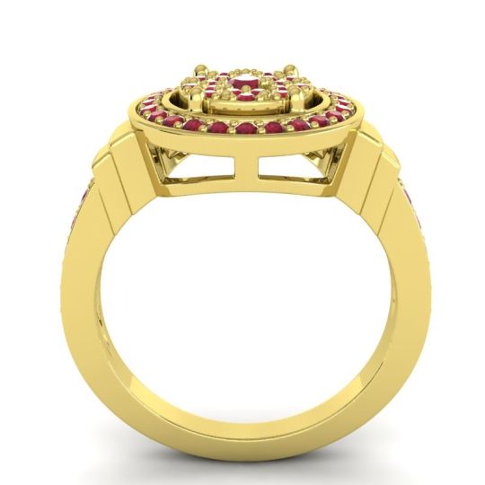 Statement Floral Pave Mitra Ring